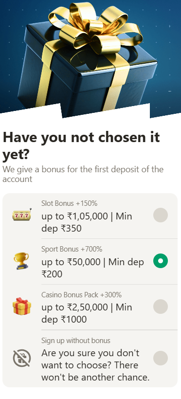 Parimatch sports bonus 